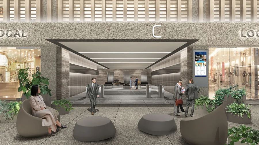 Plaza Polanco, área comercial, render 4